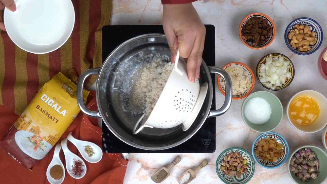 الأرز الإيراني : طبخ الأرز