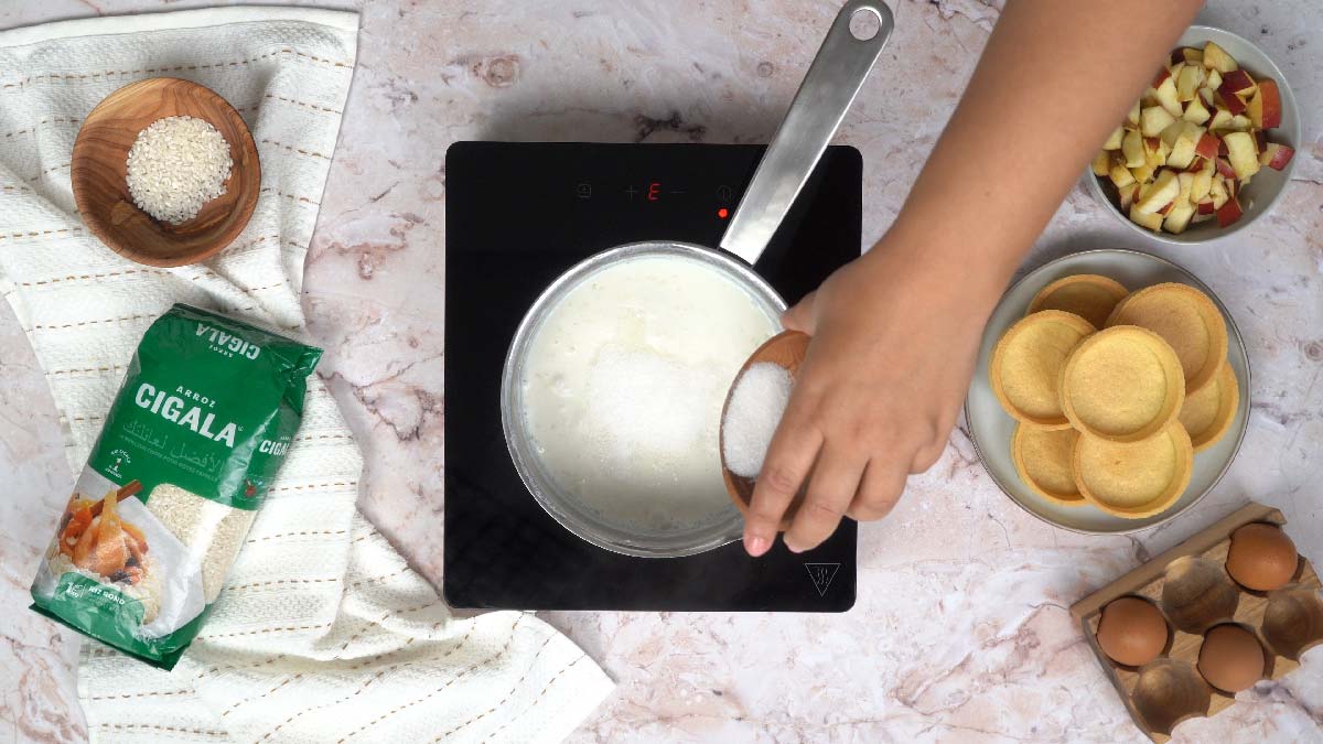 gateau de riz aux pommes: Cuisson du riz