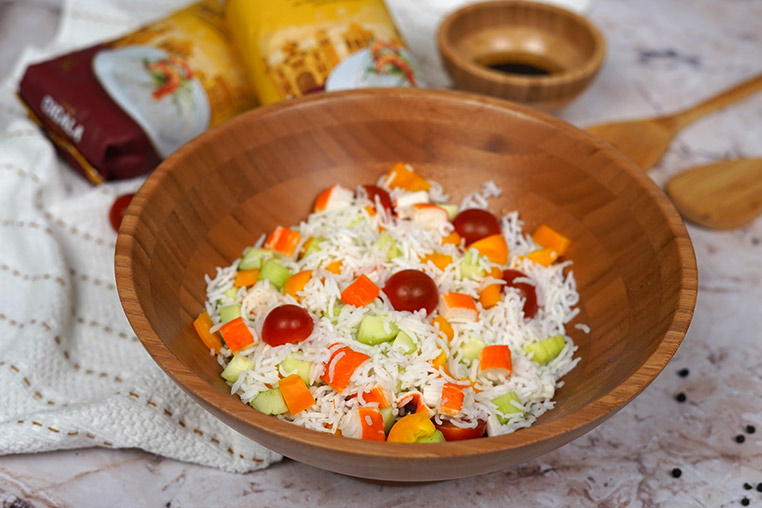 Foto de Salade riz surimi