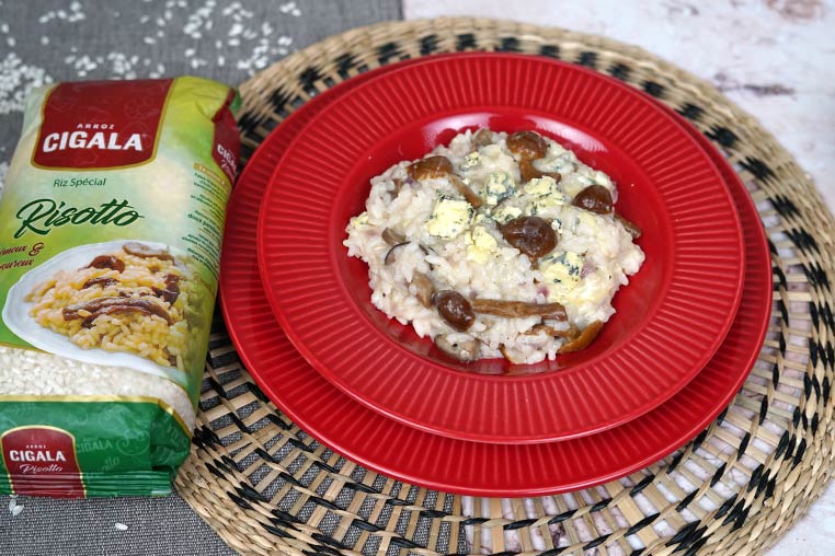 Foto de Risotto ai funghi e gorgonzola