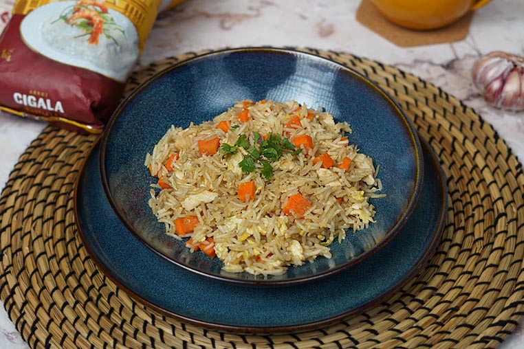 Foto de Recette de wok poulet riz