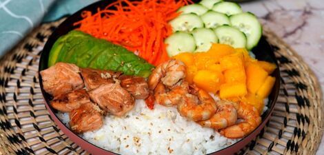 imagen receta Recette de Poke Bowl