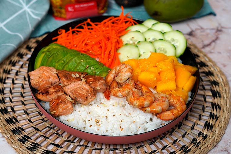 Foto de Recette de Poke Bowl